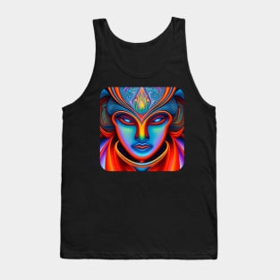 New World Gods (24) - Mesoamerican Inspired Psychedelic Art Tank Top